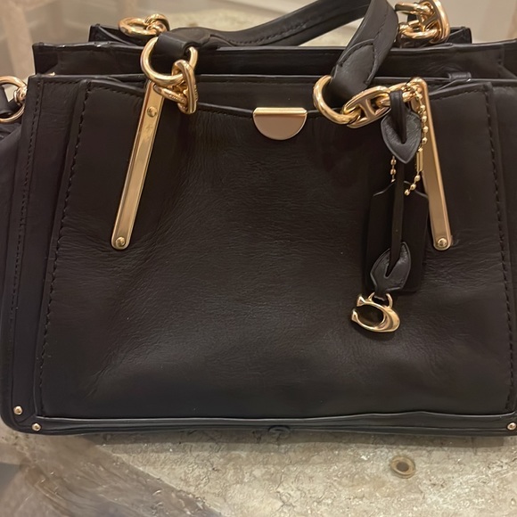 Coach Dreamer cross body bag,  black and gold - Picture 6 of 6